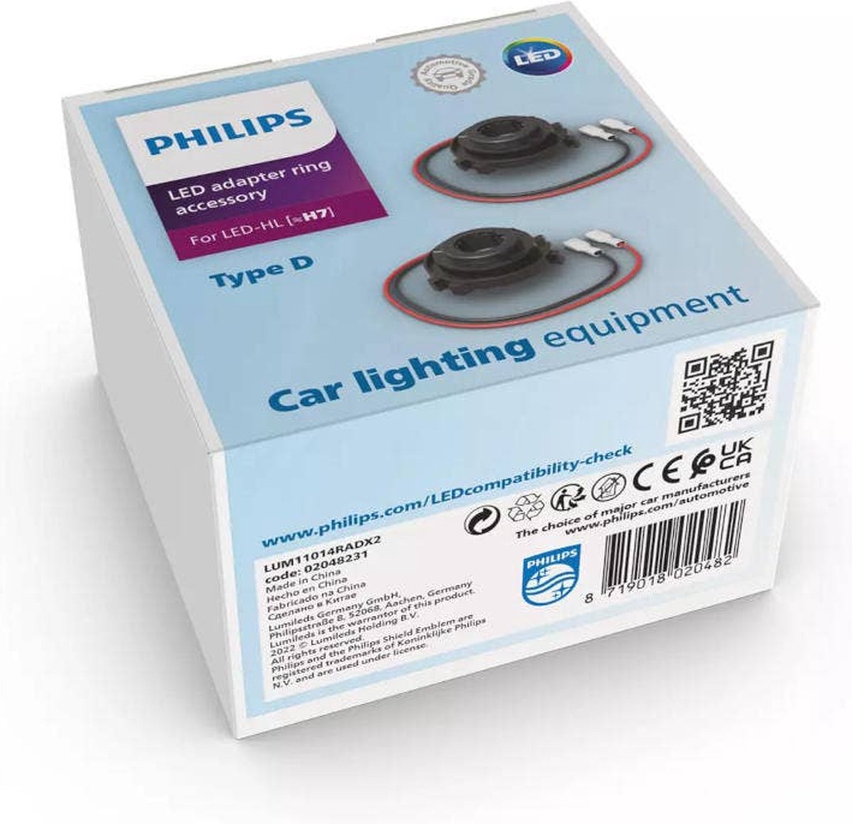 Philips LED Adapterringen type RAD LUM11014RADX2