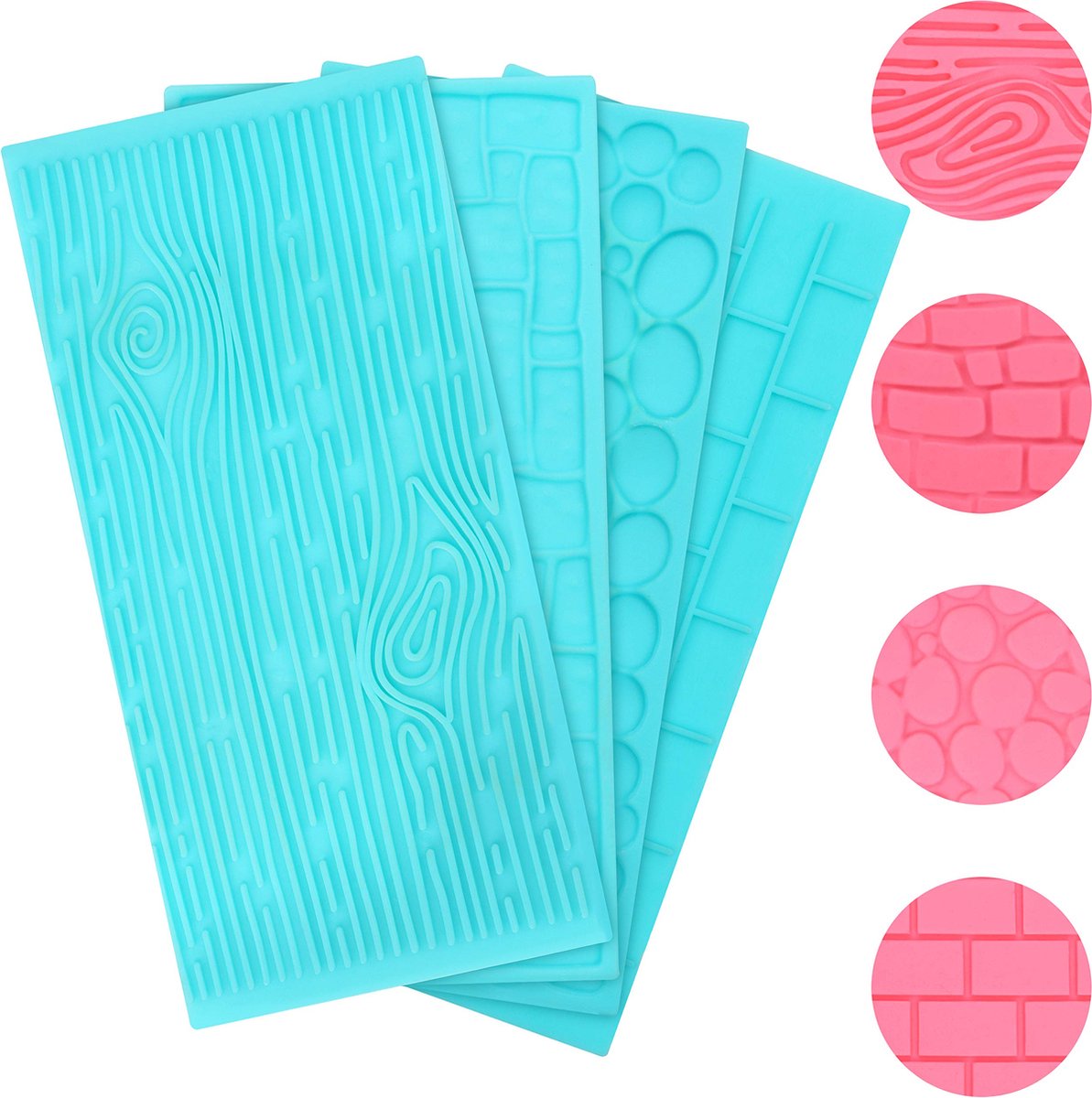 8 Spatules Grattoirs à Gâteau En Plastique - Dents Fines Et Larges - Pour Décoration Pâtisserie Et Cuisine