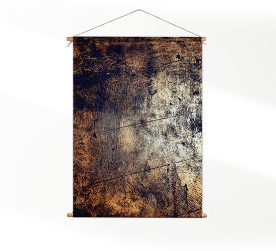 Textielposter Boomstam - Boomschors - Hout Patroon XXL (165 X 120 CM) - Wandkleed - Wanddoek - Wanddecoratie