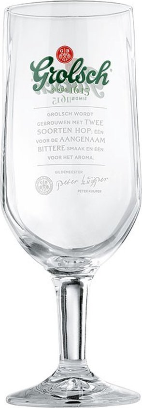 Grolsch Bierglazen Op Voet Classic 250 ml - 3 Stuks | bol.com