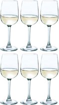 12x Stuks wijnglazen voor rode wijn 280 ml - Versailles - Wijn glazen