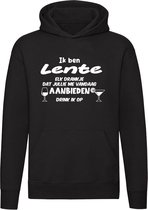 Ik ben Lente, elk drankje dat jullie me vandaag aanbieden drink ik op Hoodie | jarig | verjaardag | vrijgezellenfeest | kado | naam | Trui | Sweater | Capuchon