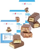 Protiplan | Mix Repen | Chunky Chocolade | Voordeelpakket | 21 x Repen Chunky / Crispy Chocolade | Eiwitrepen | Koolhydraatarme sportvoeding | Afslanken met Proteïne repen