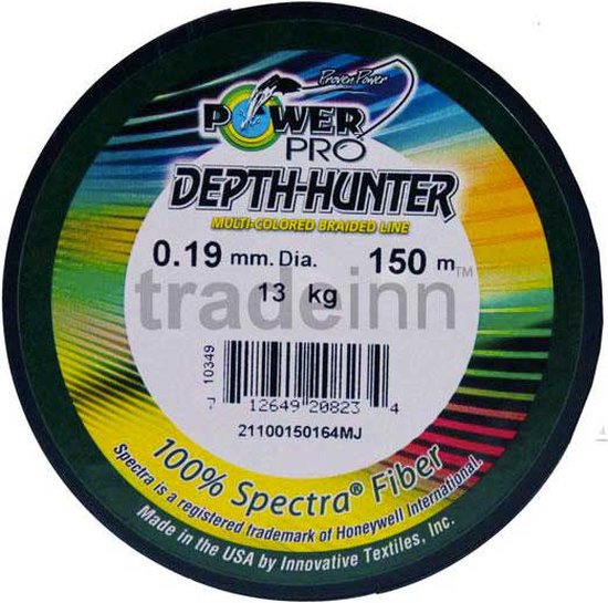 Power Pro Depth Hunter Gevlochten Vislijn 300 M Grijs 0.280 mm van Merkloos — afbeelding 3