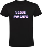 I Love My Wife Heren T-shirt - game - retro - gamer - liefde