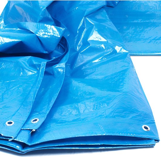 Afdekzeil blauw 4x5 m. 140 gr / m2 extra sterk afdekkleed / cover | bol.com