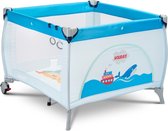 Carero inklapbare babybox - baby park - playpens op wielen 100x100x77 blauw