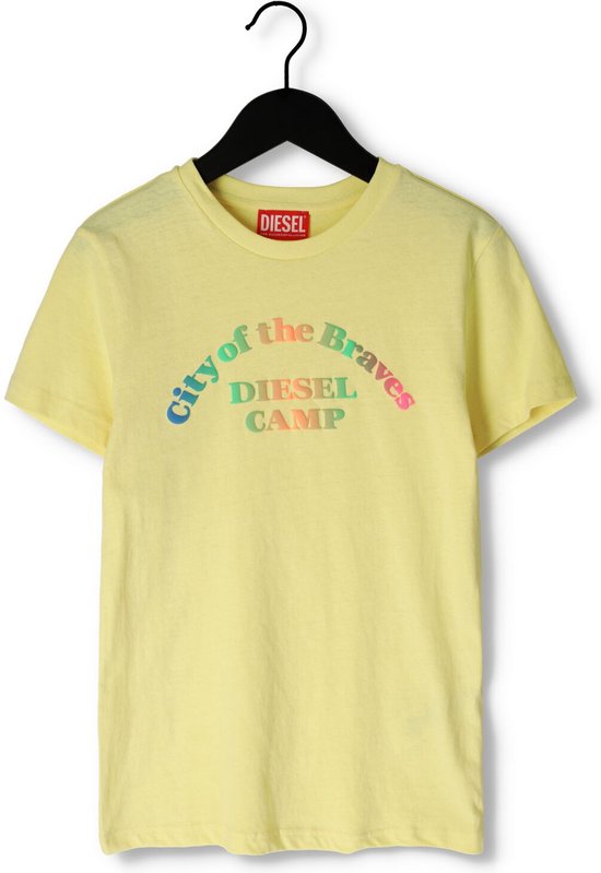 Diesel Tinyc1 Tops & T-shirts Meisjes - Shirt - Geel