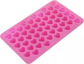 Akyol - siliconen vorm hartjes- hartjes- roze - chocolade hartjes - mini - bakken - verkoeling - siliconen mal ijsblokjes - koken - ijsblokjes - chocolade vormpjes - ijs - zeep vormpjes