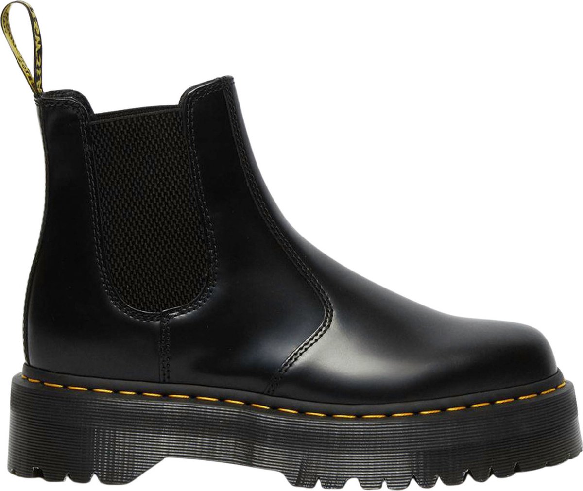 Enkel Dr. Martens 2976 Quad Gepolijst Glad Streetwear Volwassen Zwart