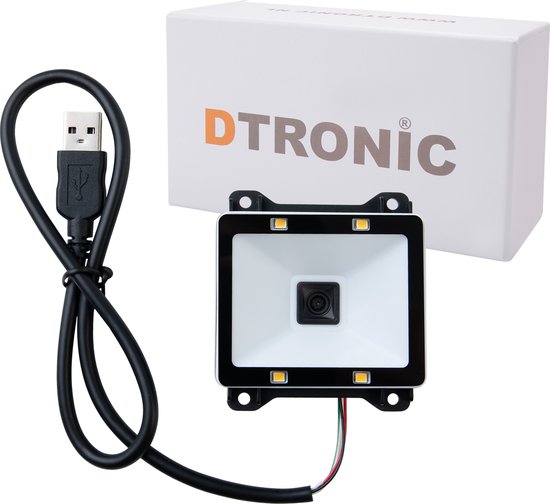 Kleine mini inbouw barcodescanner | DTRONIC DT3222 / DT22 - NL + BE + QR - Veelzijdige Toepassingen - USB Aansluiting