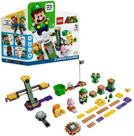 LEGO Super Mario Startset Avonturen met Luigi - 71387 | bol.com