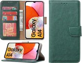 Coque Samsung Galaxy A14 - Bookcase avec porte-cartes - Vert