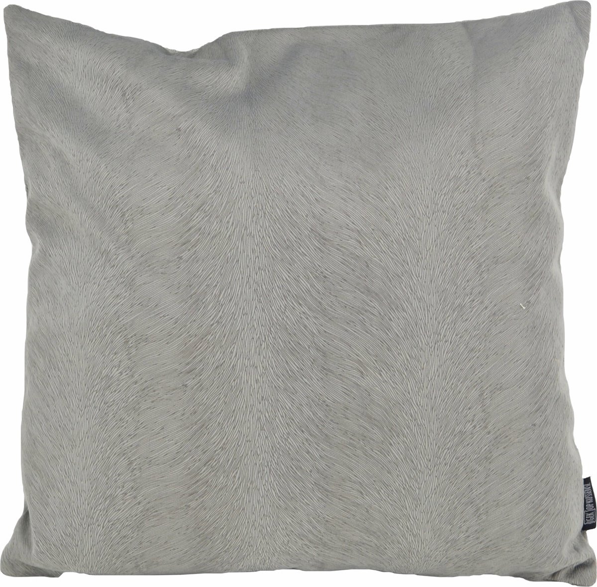 Gek op Kussens! Sierkussen Fox Velvet Grijs | 45 x 45 cm | Acryl / Polyester