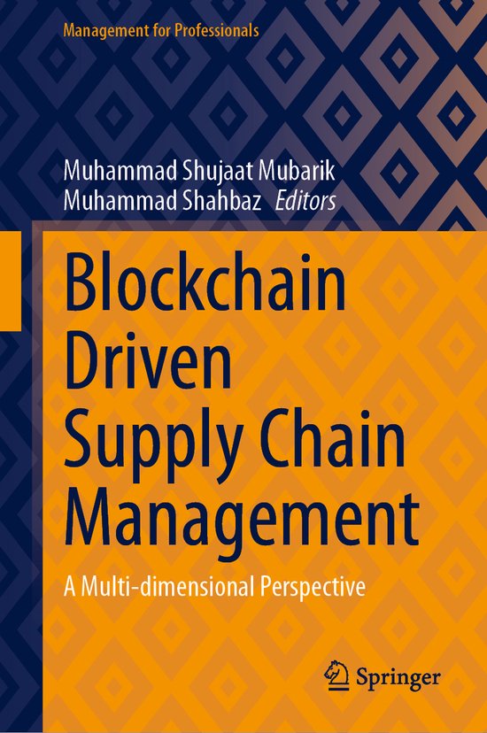 Management for Professionals- Blockchain Driven Supply Chain ... - cover