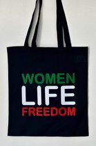 Boodschappentas - Women Life Freedom - Iran - Zan Zendegi Azadi