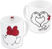MINNIE - Heart - Ceramic Mug 325ml