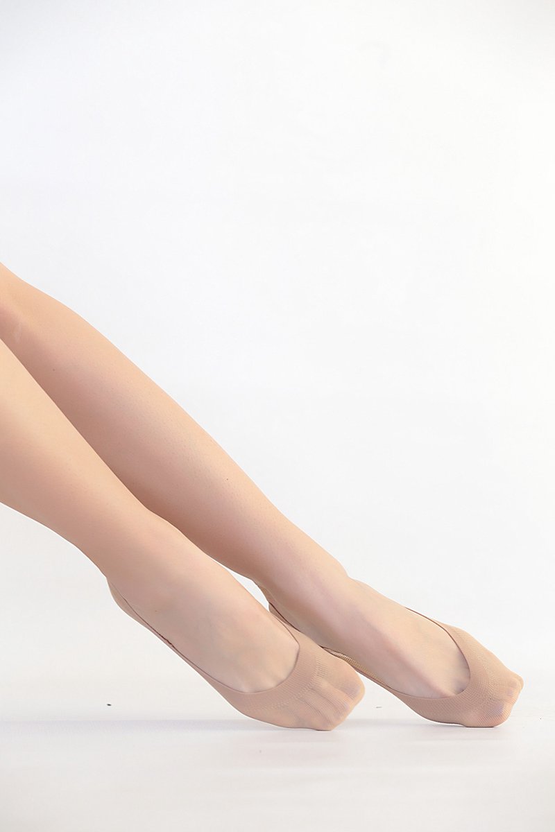 Daymod Dames Kousenvoetjes Katoenen 40 Denier D1612001 - ZWART - Maat One size