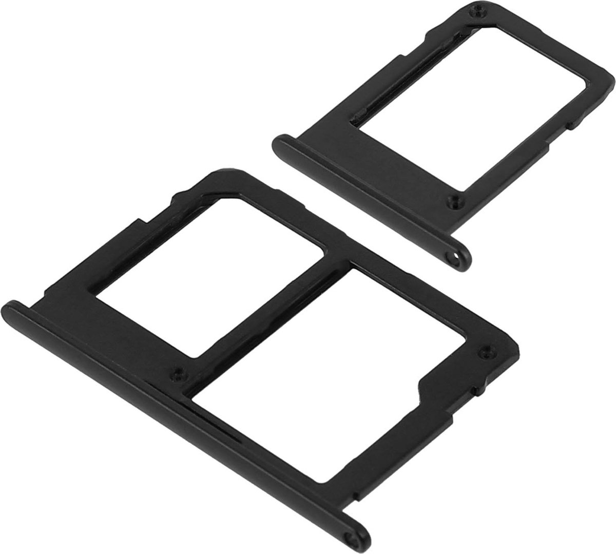Avizar Micro SD- en SIM-kaarthouder Geschikt voor Samsung Galaxy J3 2017 0, Zwart