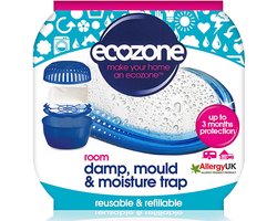 Ecozone - Vocht-, schimmel- en vochtvanger - - 450gram - Navulbaar - Vegan