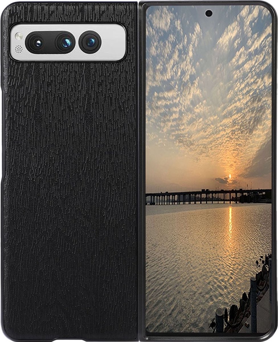 Mobigear Hoesje geschikt voor Google Pixel Fold Telefoonhoesje Hardcase | Mobigear Nature Backcover | Pixel Fold Case | Back Cover - Zwart