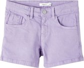 Name it Kinderkleding Meisjes Paarse Short Rose Regular Fit Sand Verbena - 146