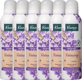 Kneipp Relaxing - Douche Foam - Lavendel - Douche schuim - Ontspannend - Vegan - Voordeelverpakking - Grootverpakking - 6 x 200 ml
