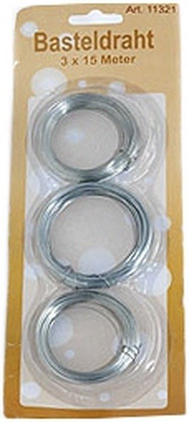 Metaaldraad, Koperkleurig 0.6 mm , rol 8 meter - De Zilverwinkel