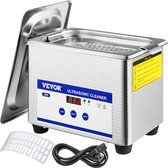 Nettoyeur à ultrasons VEVOR® - Appareil de nettoyage à ultrasons - Cleaner à ultrasons - Ultrasons - Nettoyeur à ultrasons pour Lunettes - Nettoyant pour lunettes - Pédicure à ultrasons