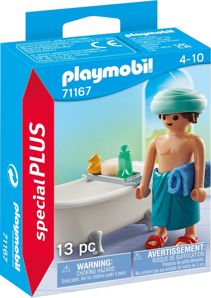 PLAYMOBIL Special Plus Man in badkuip - 71167