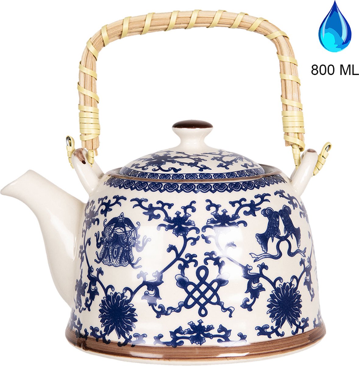 Japanse Chinese theeservies, 14 stuks Gongfu Theepotset met 6