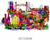 Rotterdam poster | collage | Pop art poster | 30x30