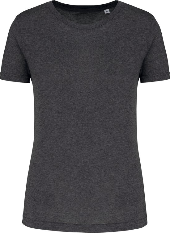 Damessport-T-shirt triblend met ronde hals 'Proact' Dark Grey Heather - S