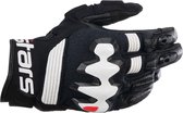 Alpinestars Halo Leather Gloves Black White L - Maat L - Handschoen