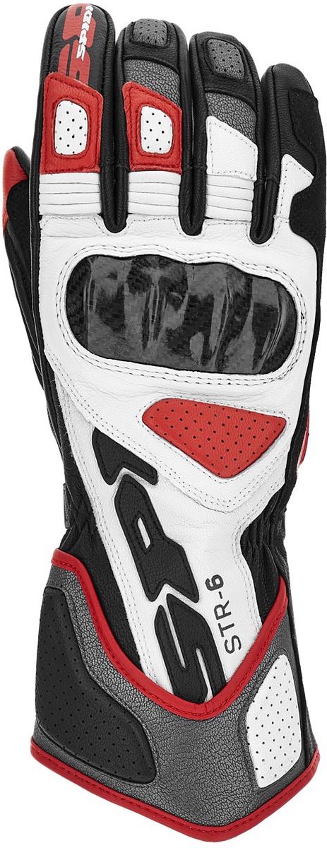 Spidi STR-6 Rood Handschoenen - Handschoen