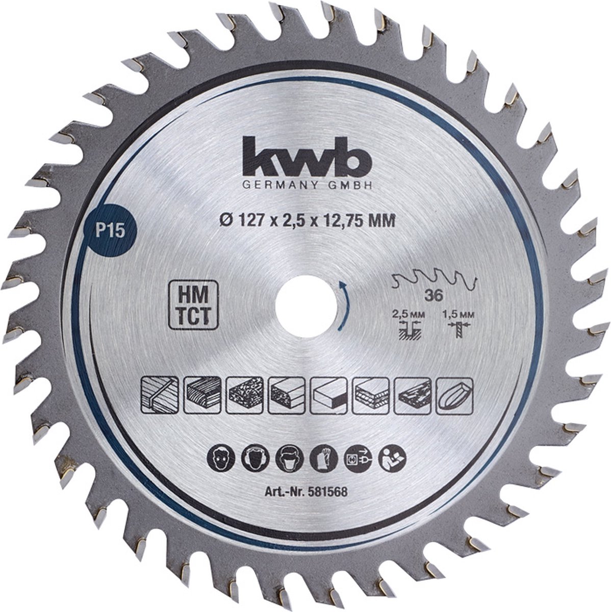 KWB Cirkelzaagblad - Precisie - 160x16mm - 48T