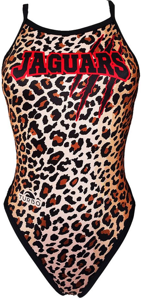 Turbo Leo Print Zwemkleding Zwart L Vrouw Black