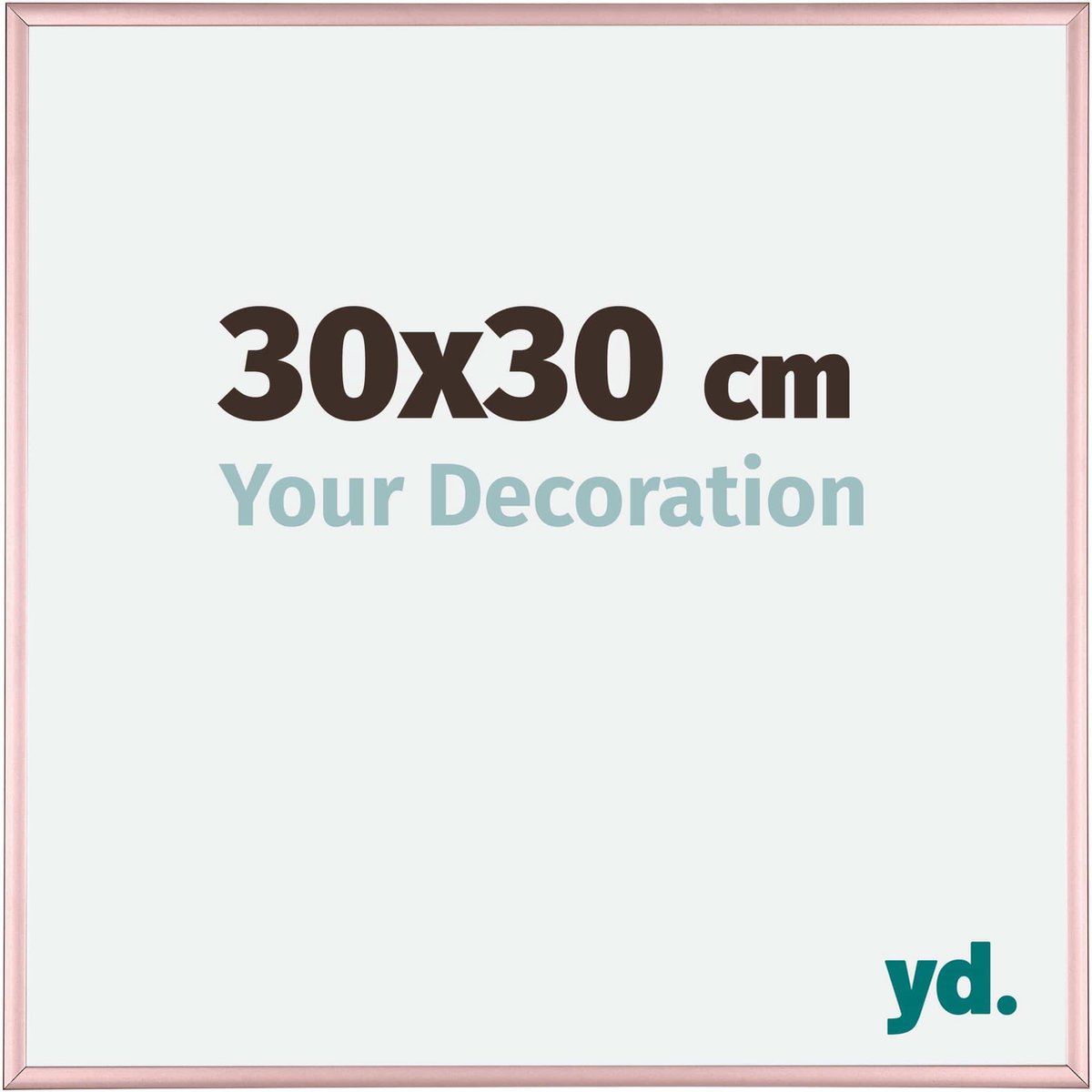 yd. Your Decoration - Fotolijst 30x30 cm - Aluminium - Koper - Kent