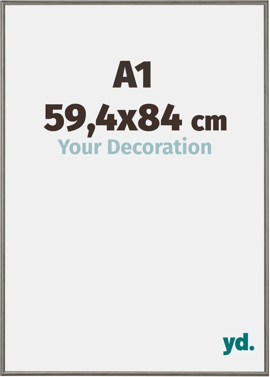 yd. Your Decoration - Fotolijst A1 59,4x84 cm - Aluminium - Mercury Structuur - New York