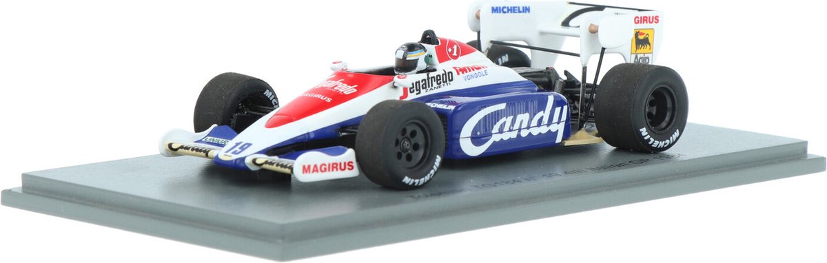 Toleman TG184 Hart Spark Models Modelauto 1:43 1984 Stefan Johansson Toleman Group Motorsport
