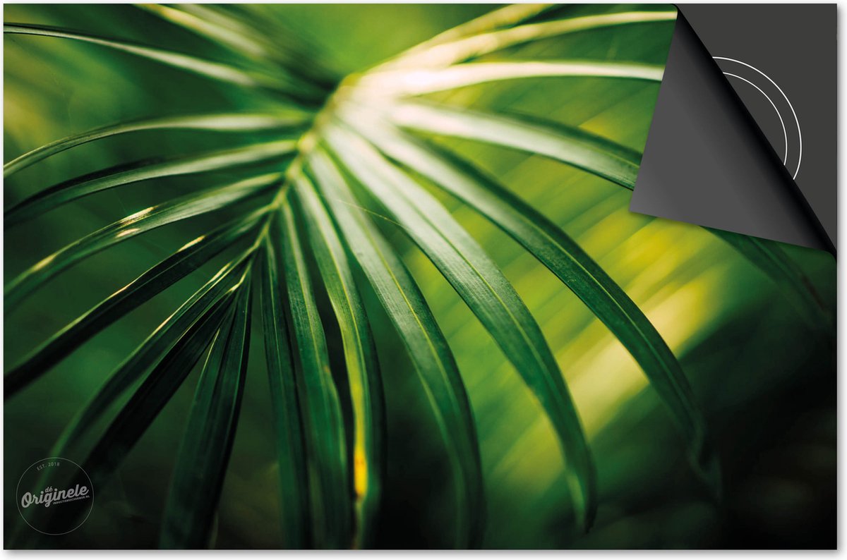 Inductie beschermer 59x52 - afdekplaat inductie mat - Dietrix Kookplaat beschermer - Base - Bloemen en Planten - Blad