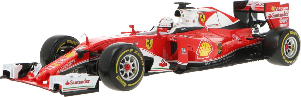 Formule 1 Ferrari SF16-H S. Vette - 1:18 - Bburago - Geen automerk