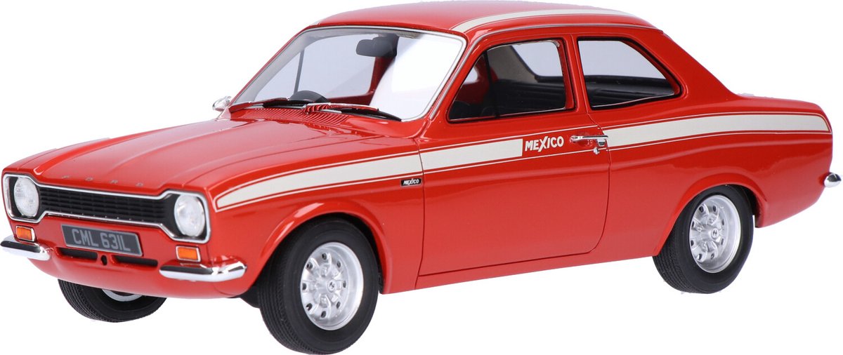 Ford Escort Mexico 1973 Jaune 1/18 Cult Models CML063-3 - Modèle Résine Collection