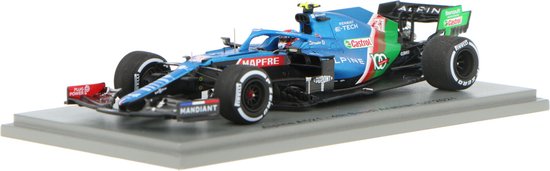 Miniature Spark Alpine A521 N°31 Ocon, F1 GP Arabie Saoudite 2021, échelle 1/43, Résine