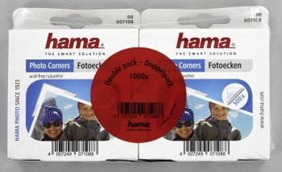 Hama Fotohoekjes Dispenser 2x500 Stuks - Hama