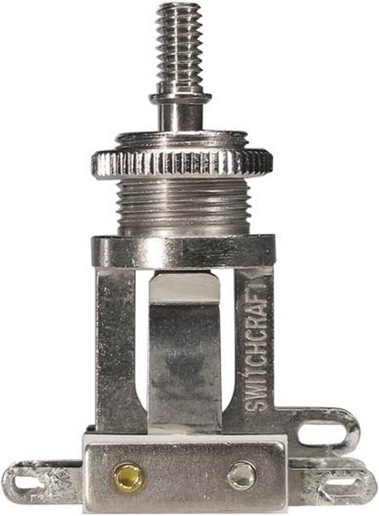 KAISH Set van 2 zwarte barrel schakelaar tip 3-weg of 4-weg pickup selector schakelaar knoppen voor USA Tele/Telecaster