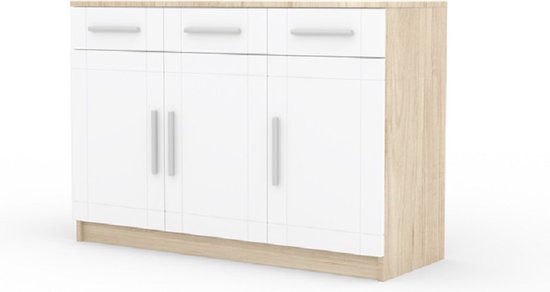 Dressoir - Parvin - Planken - Laden - 103 cm - Ruim