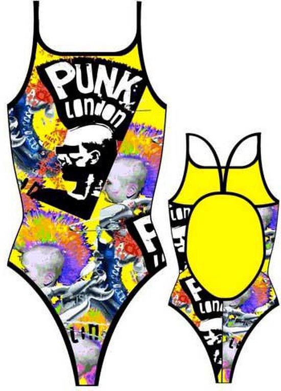Turbo Punk London 892032 Zwempak Veelkleurig L Vrouw