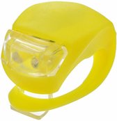 New Age Devi - Gele fietslampjes. "Zorg voor een veilige reis met Laat uw lampje branden!"