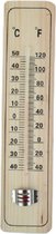 Alma garden thermometer binnen/buiten - hout 22 cm